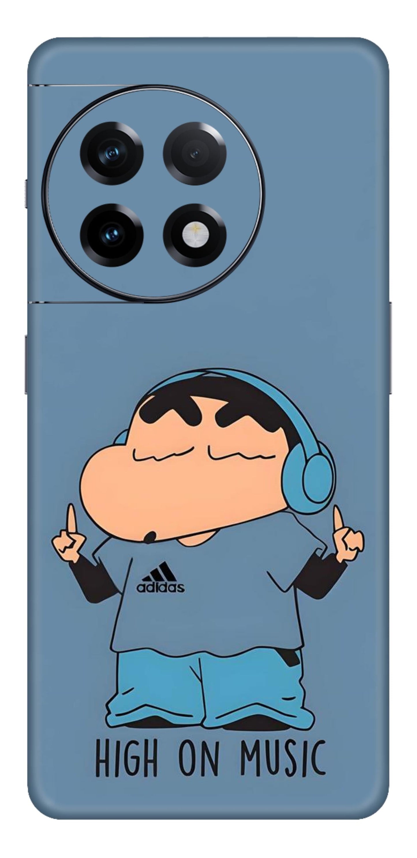 Cartoon Mobile Skin (Shinchan High On Music) - All Mobile Available