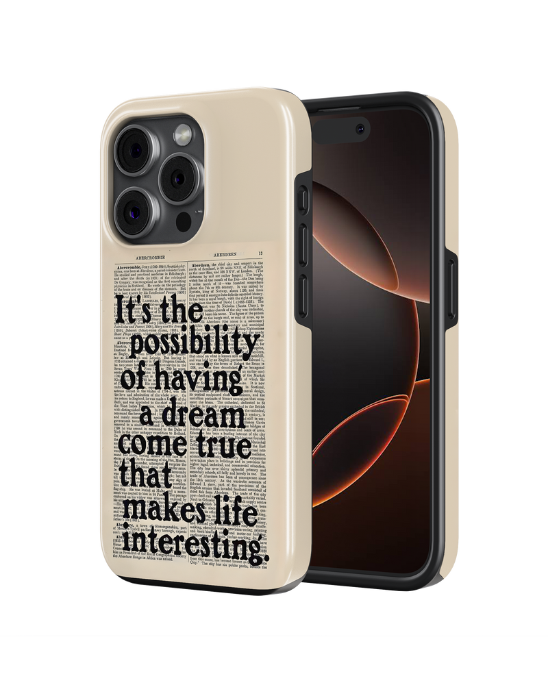 Whispers On Papers Tank Case (Dream Come True)