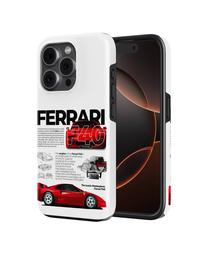 Sports Car Tank Case (Ferrrari F40)