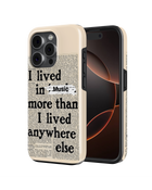 Whispers On Papers Tank Case (Lived In Music)