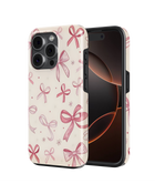Girls Aesthetic Tank Case (Pink Bows)