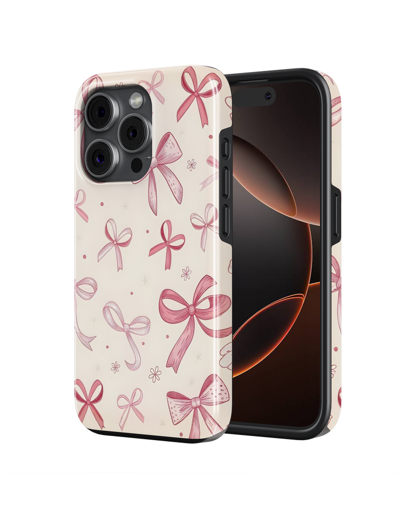 Girls Aesthetic Tank Case (Pink Bows)