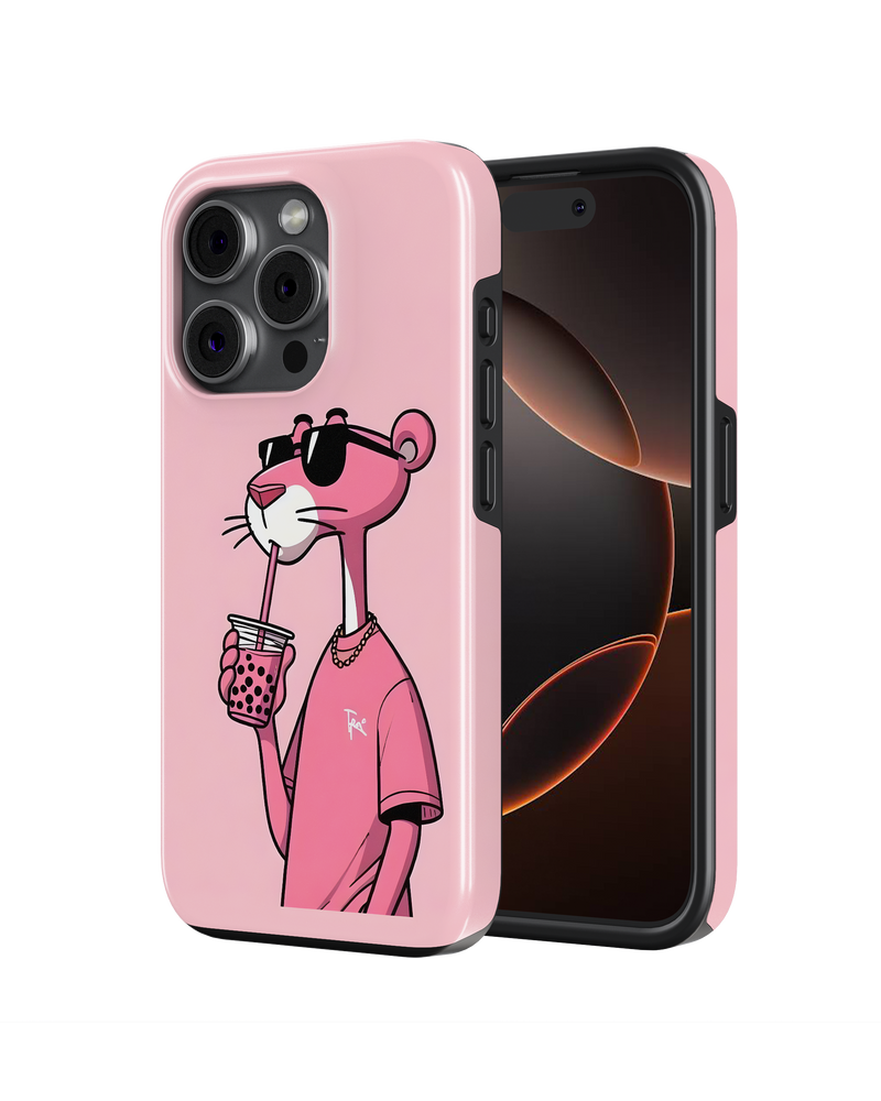 Cartoon Tank Case (Pink Panther)