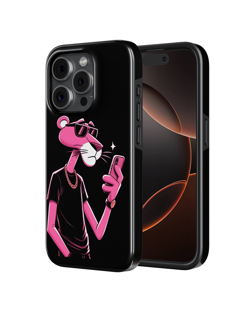 Cartoon Tank Case (Pink Panther Dark)