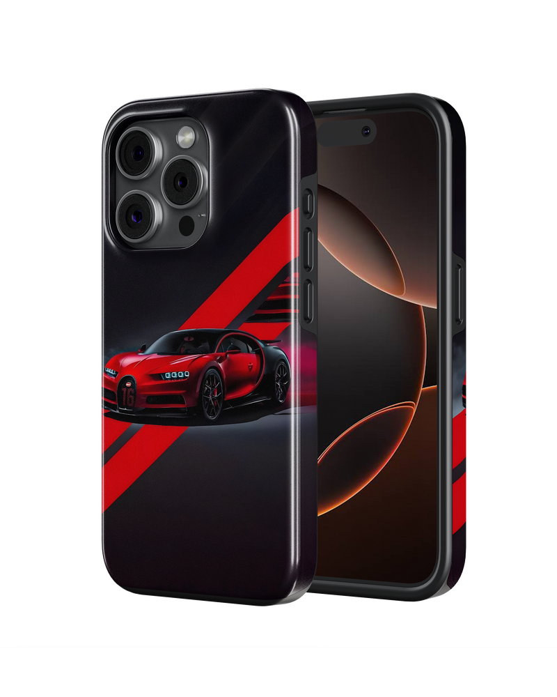 Sports Car Tank Case (Red Chiron)
