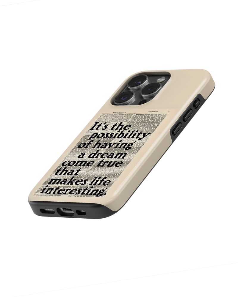 Whispers On Papers Tank Case (Dream Come True)