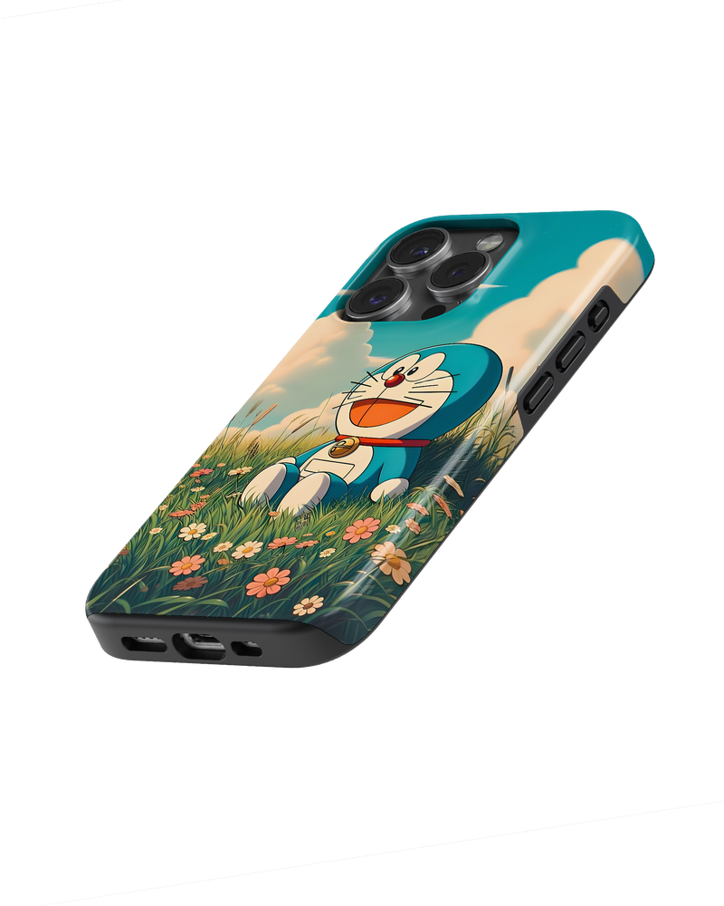 Cartoon Tank Case (Happy Doreamon)