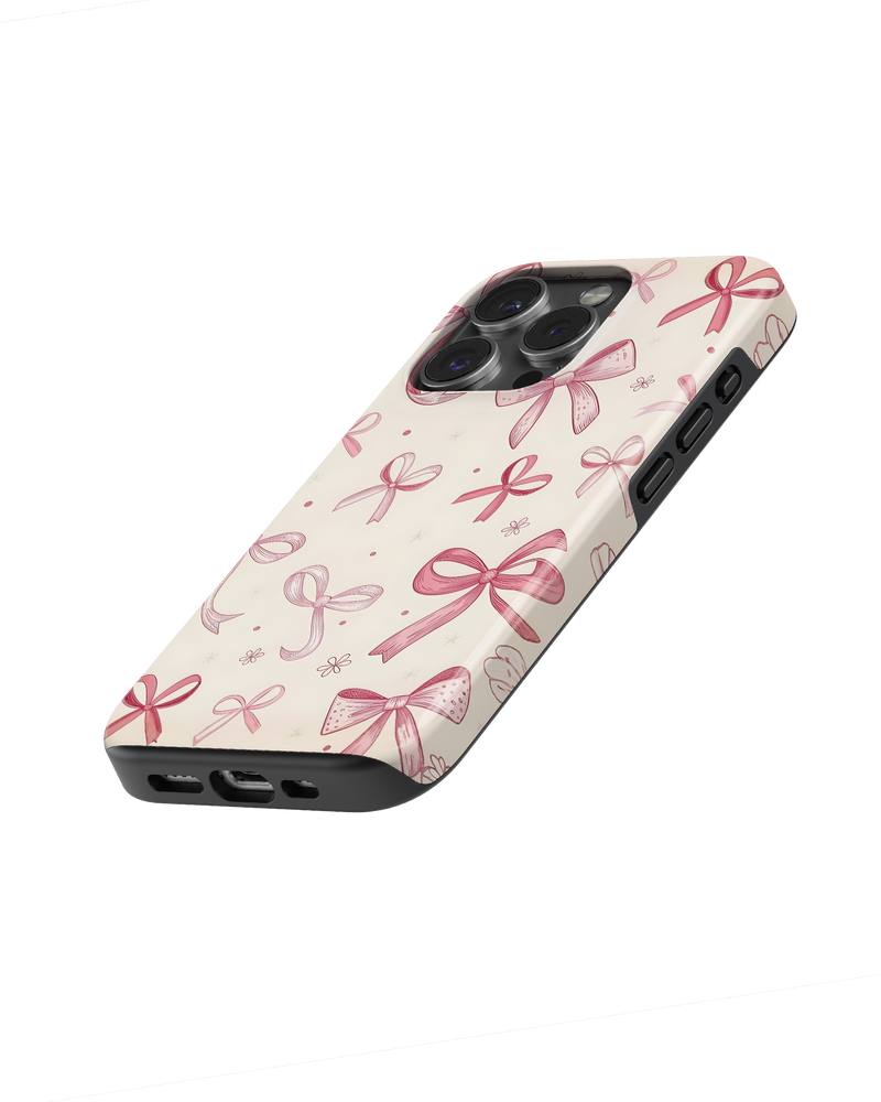 Girls Aesthetic Tank Case (Pink Bows)