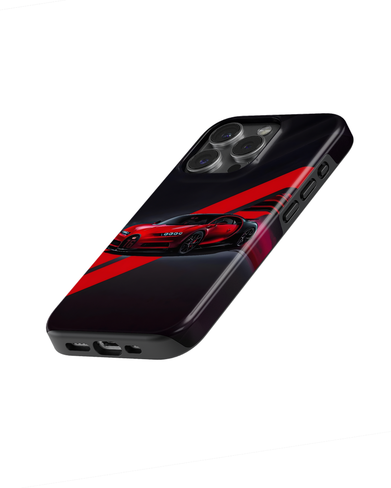 Sports Car Tank Case (Red Chiron)