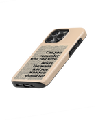 Whispers On Papers Tank Case (Who You Were)