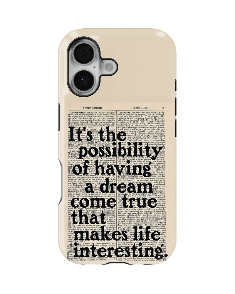 Whispers On Papers Tank Case (Dream Come True)