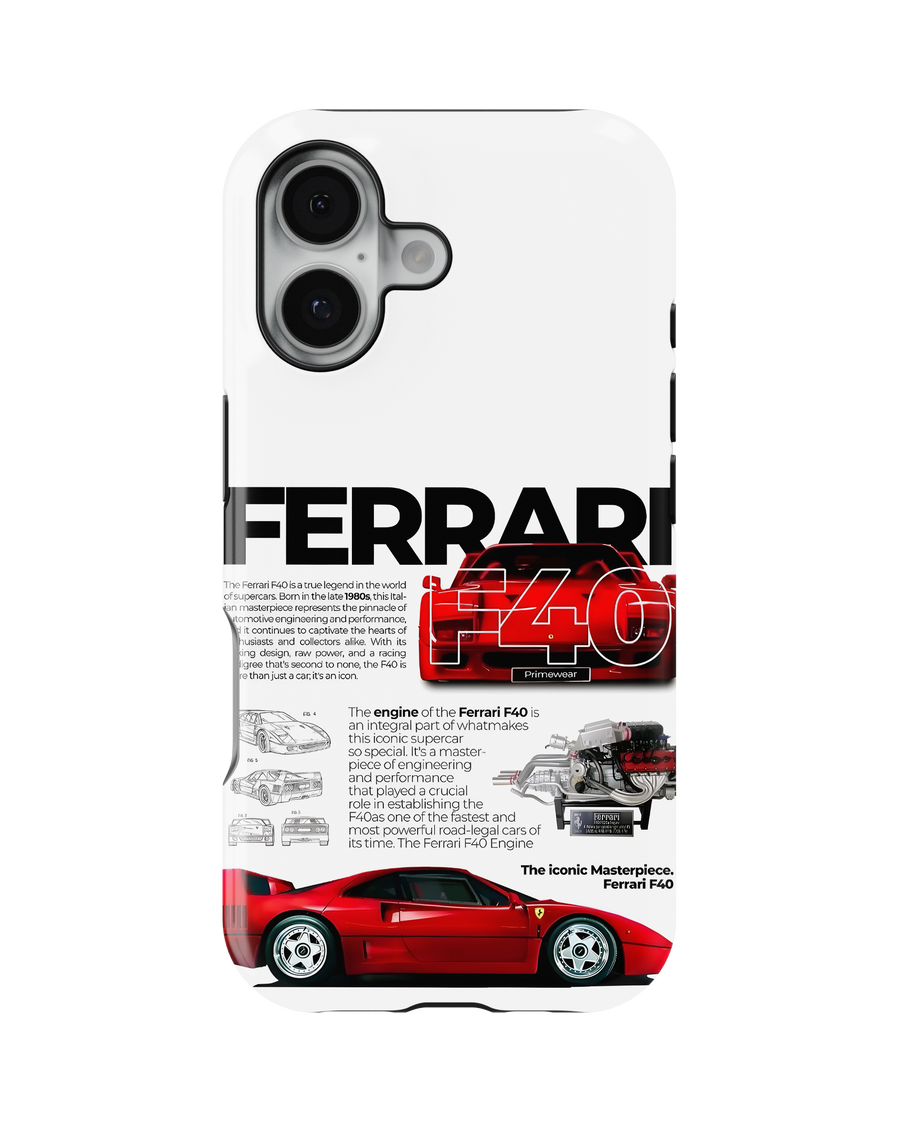 Sports Car Tank Case (Ferrrari F40)