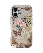 Girls Aesthetic Tank Case (Flowers And Pages)