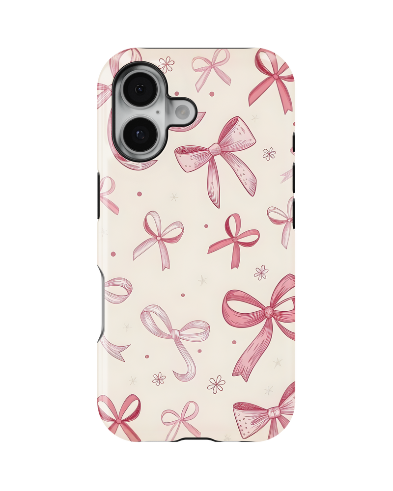 Girls Aesthetic Tank Case (Pink Bows)