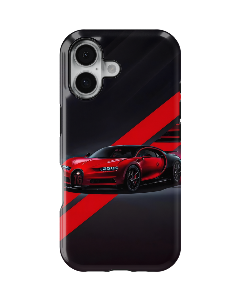 Sports Car Tank Case (Red Chiron)