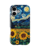 Girls Aesthetic Tank Case (The Flower Night)