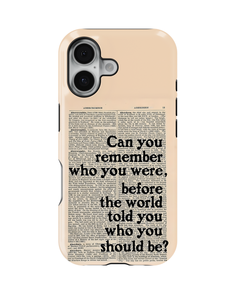 Whispers On Papers Tank Case (Who You Were)