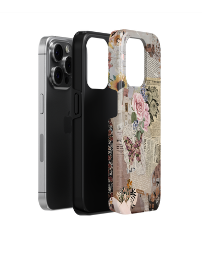 Girls Aesthetic Tank Case (Flowers And Pages)