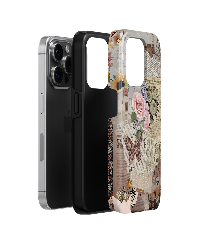 Girls Aesthetic Tank Case (Flowers And Pages)