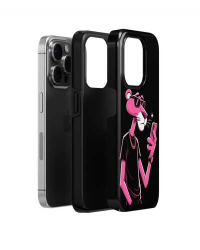 Cartoon Tank Case (Pink Panther Dark)