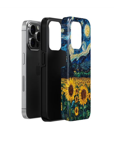 Girls Aesthetic Tank Case (The Flower Night)