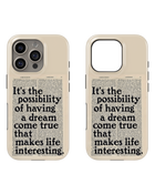 Whispers On Papers Tank Case (Dream Come True)