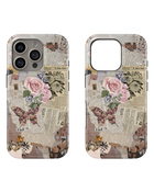Girls Aesthetic Tank Case (Flowers And Pages)