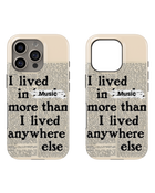 Whispers On Papers Tank Case (Lived In Music)