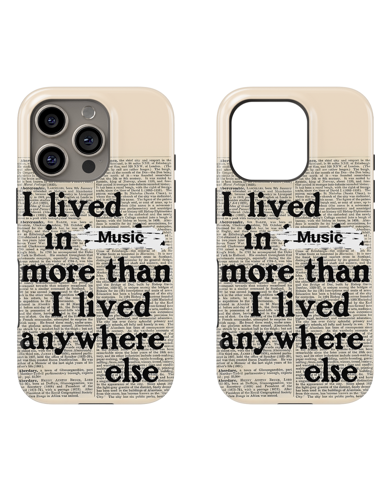 Whispers On Papers Tank Case (Lived In Music)