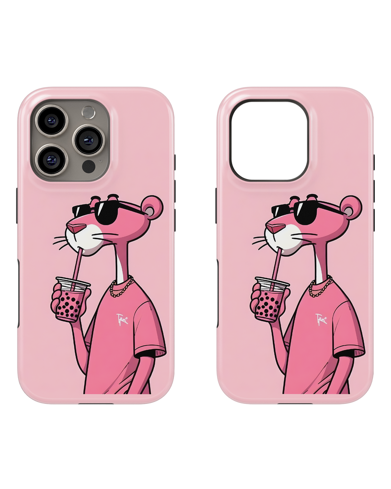 Cartoon Tank Case (Pink Panther)