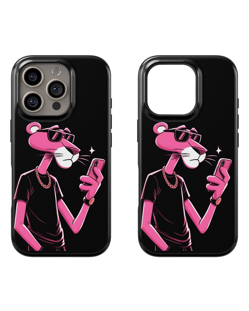 Cartoon Tank Case (Pink Panther Dark)