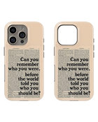 Whispers On Papers Tank Case (Who You Were)