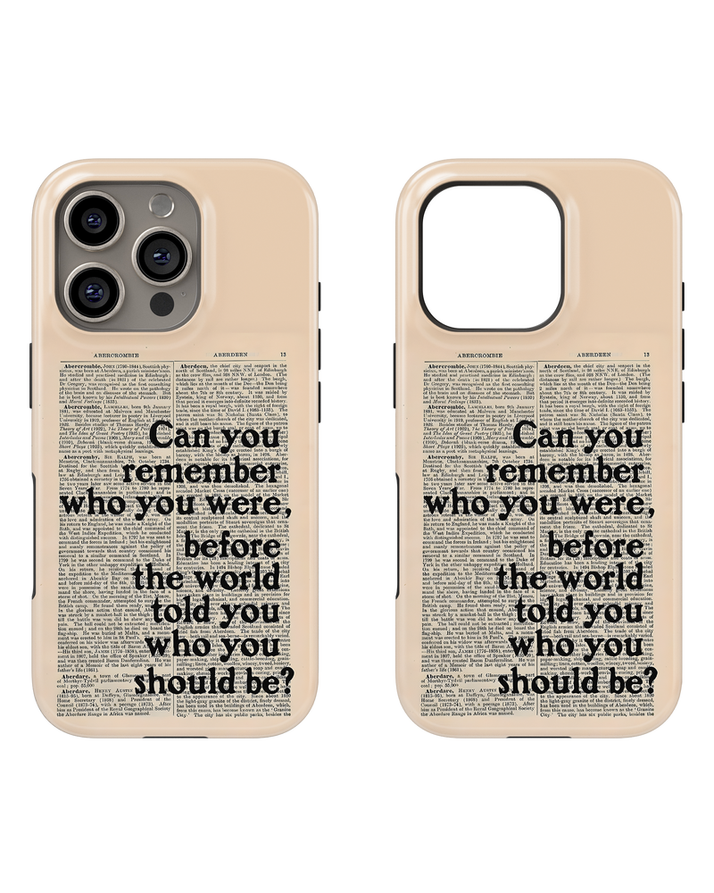Whispers On Papers Tank Case (Who You Were)