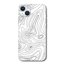 White Pattern Mobile Skin