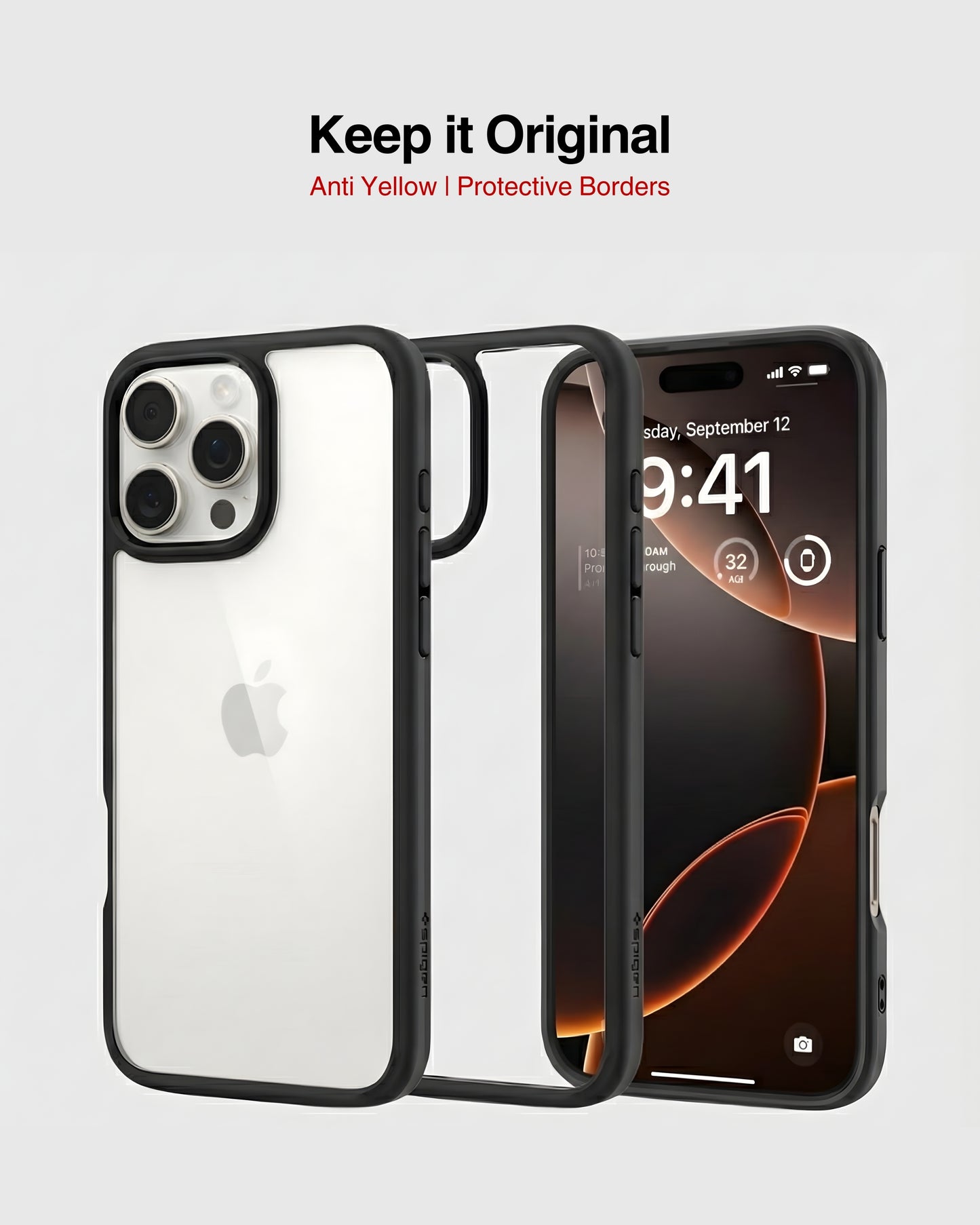 iPhone 16 Pro Max Anti Yellow Armour Edge Case