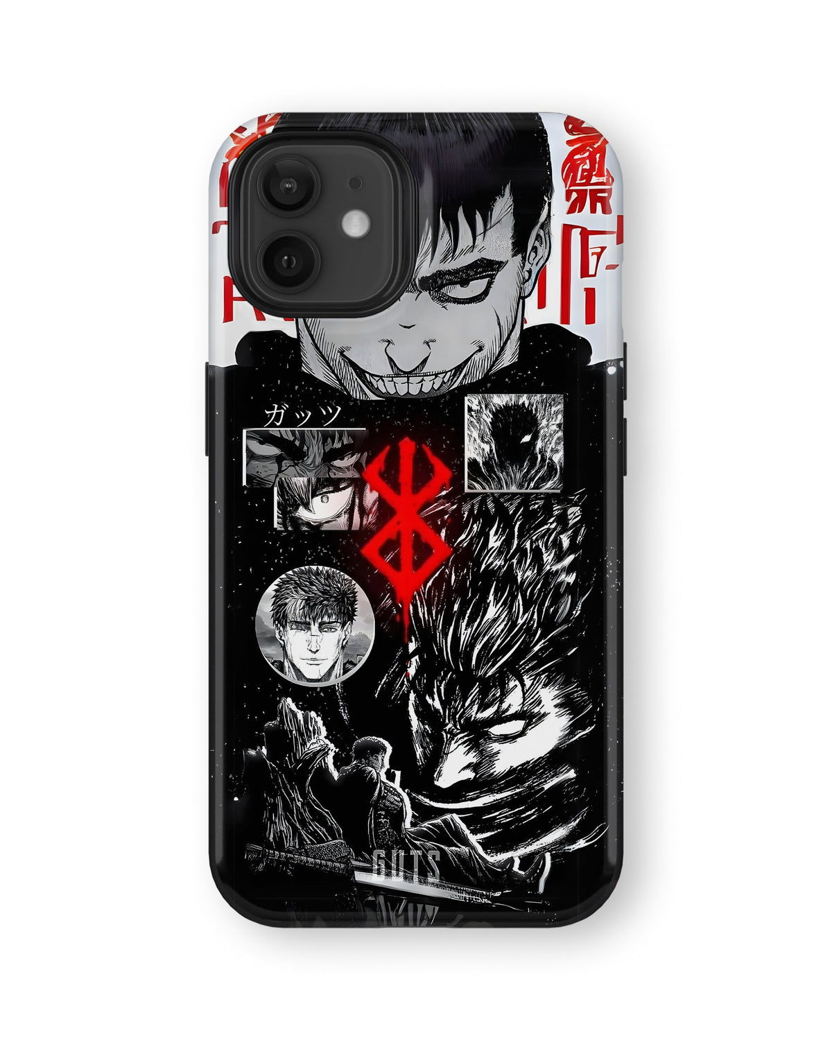iPhone 12 Tank Case | Anime (Black Swordsman)