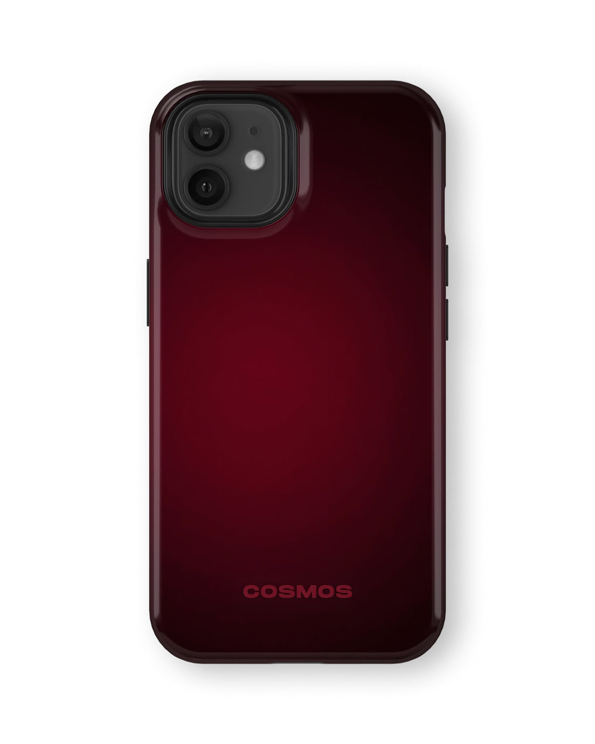 iPhone 12 Mini Tank Case | Textures (Burgundy Fade)