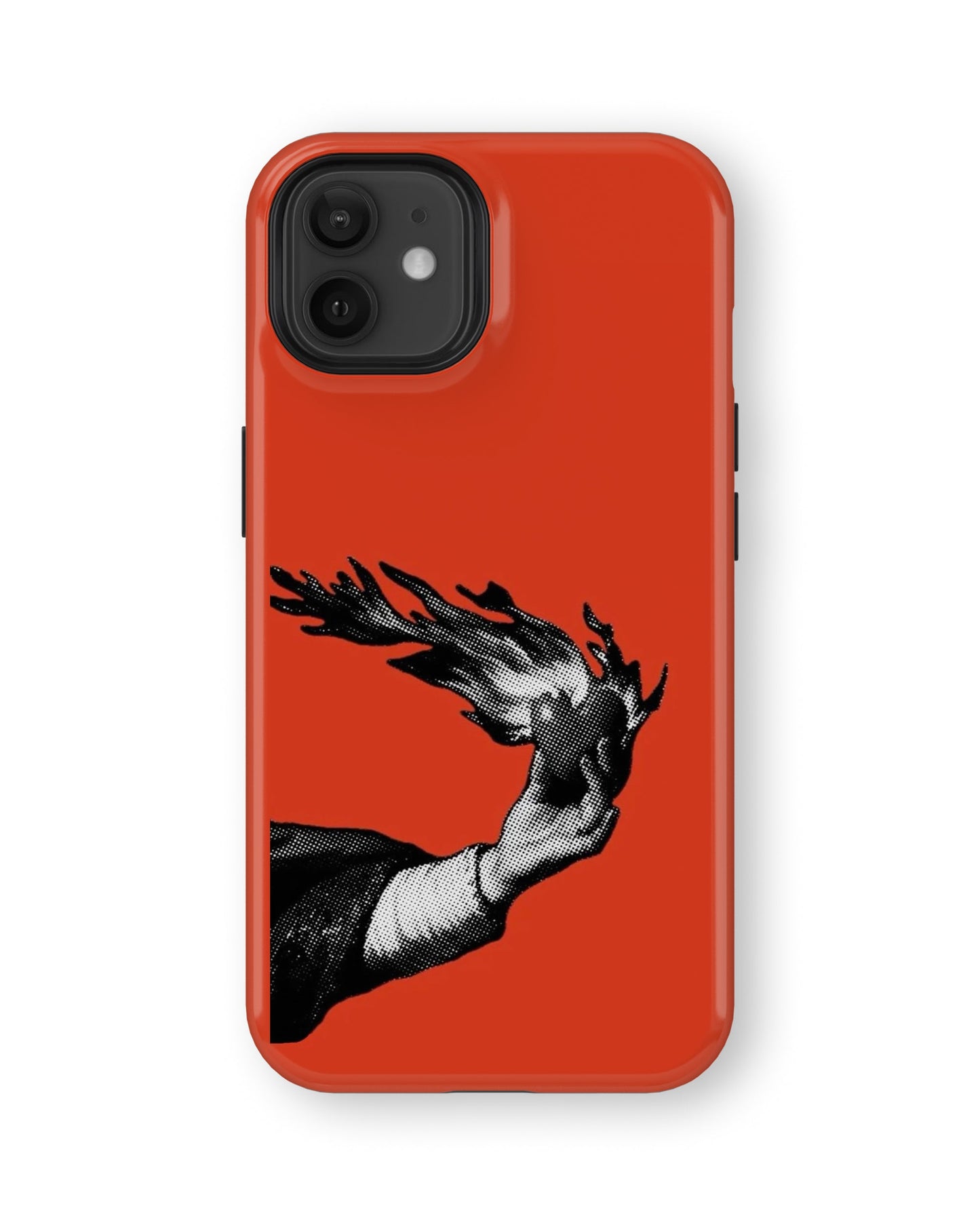 iPhone 12 Tank Case | Modernism (Burning Hand)