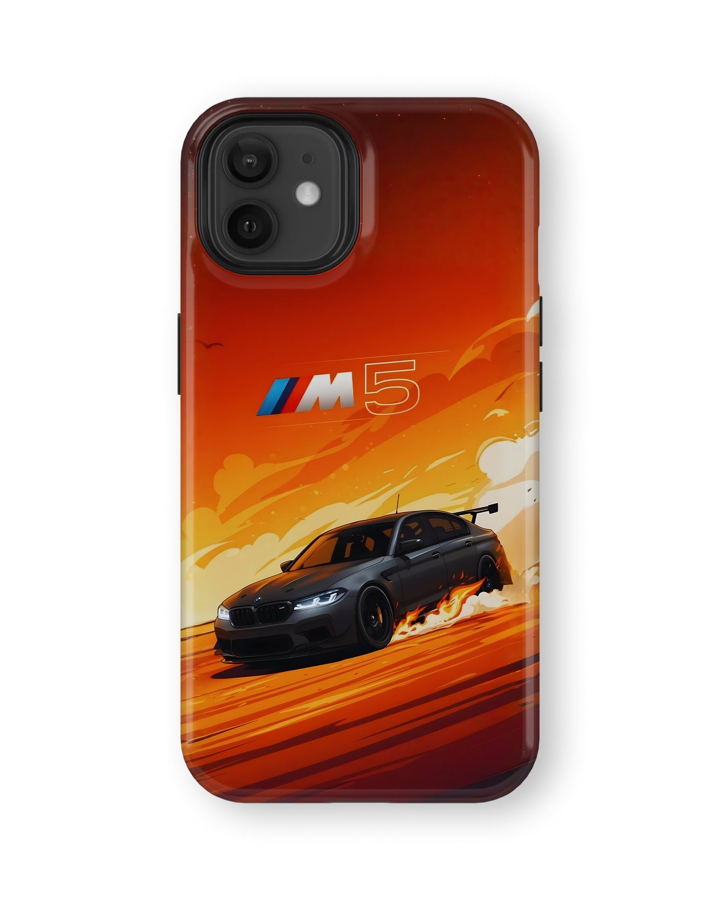 iPhone 12 Mini Tank Case | Sports Car (Burning M)