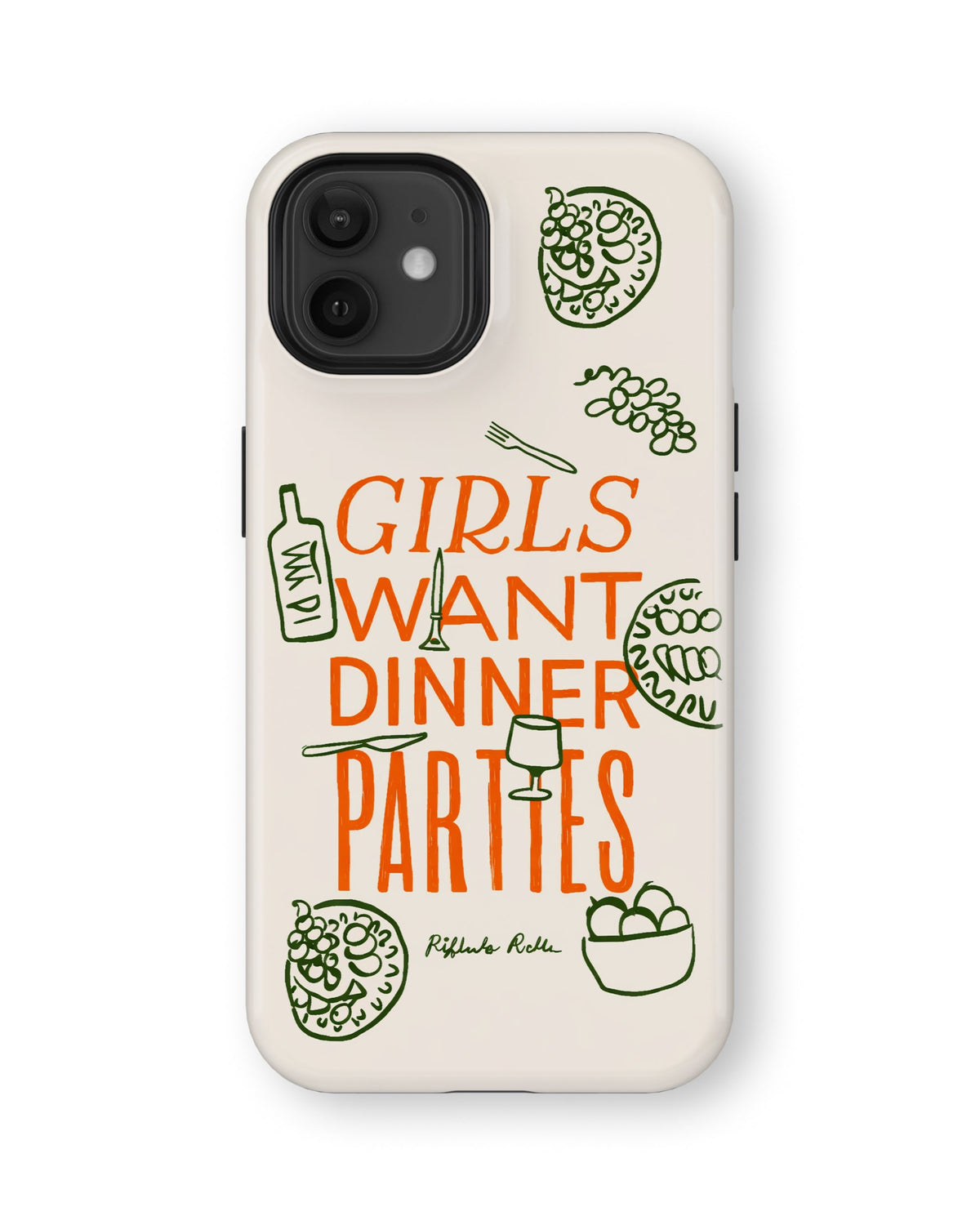 iPhone 12 Mini Tank Case | Girls Aesthetics (Dinner Party)