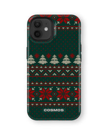 iPhone 12 Tank Case | Textures (Evergreen Knit)