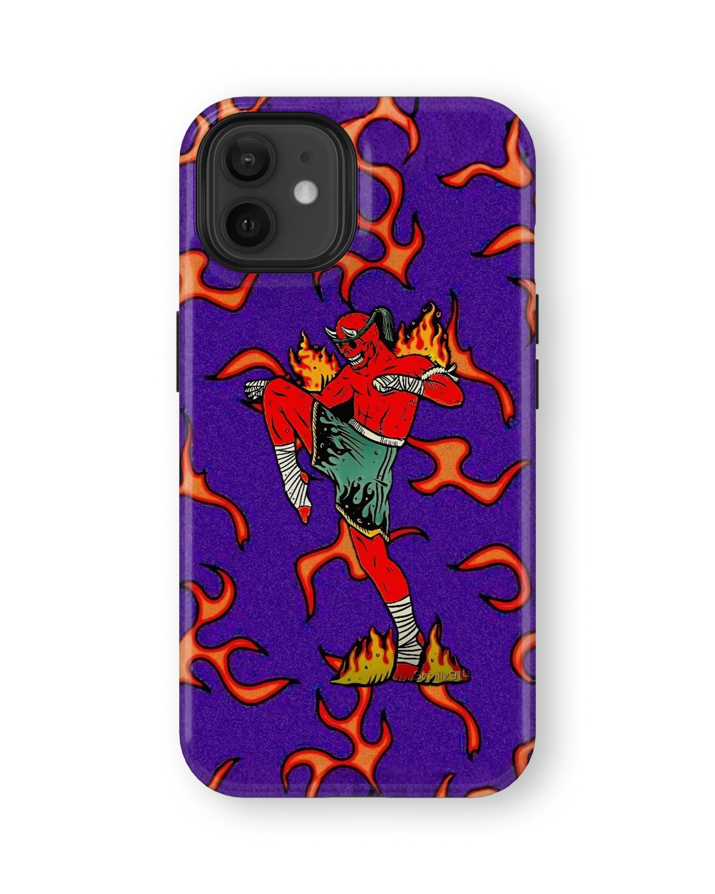 iPhone 12 Tank Case | Modernism (Fire Runner)