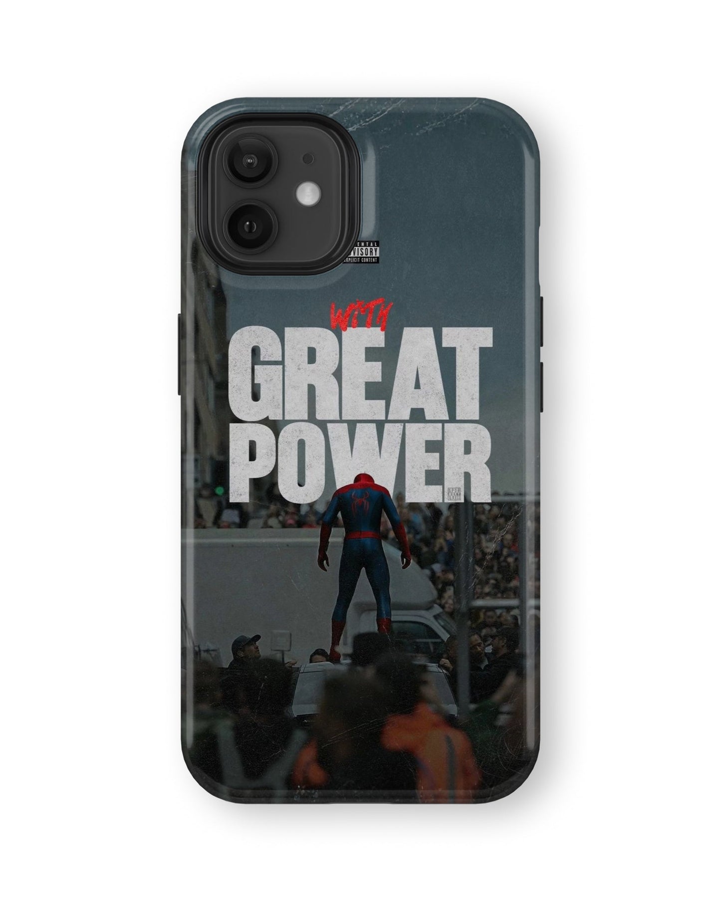 iPhone 12 Mini Tank Case | Superhero (Great Power)