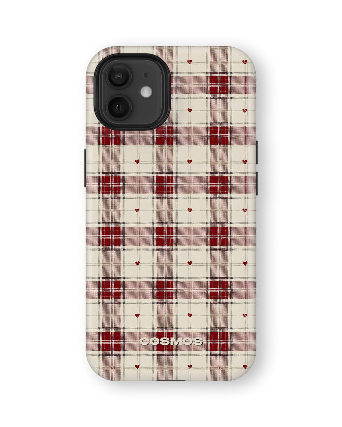 iPhone 12 Tank Case | Textures (Heritage Plaid)