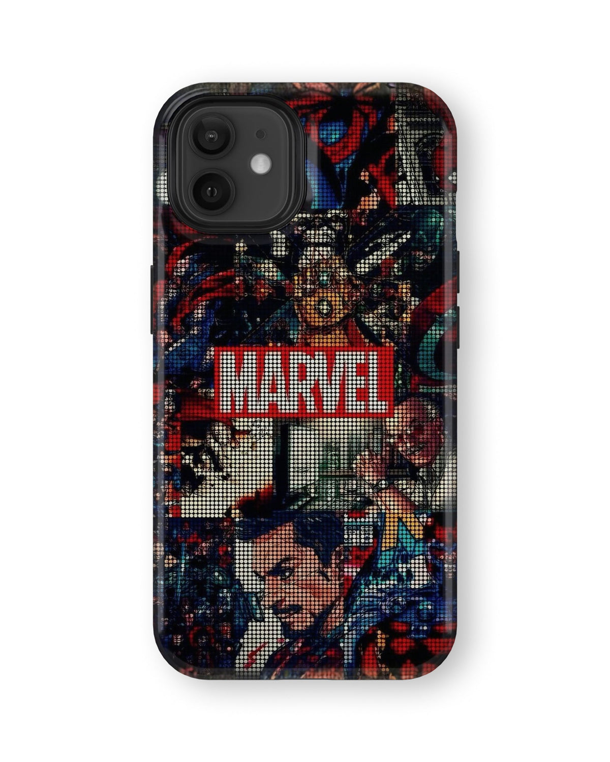 iPhone 12 Mini Tank Case | Superhero (Marvel Mosaic)