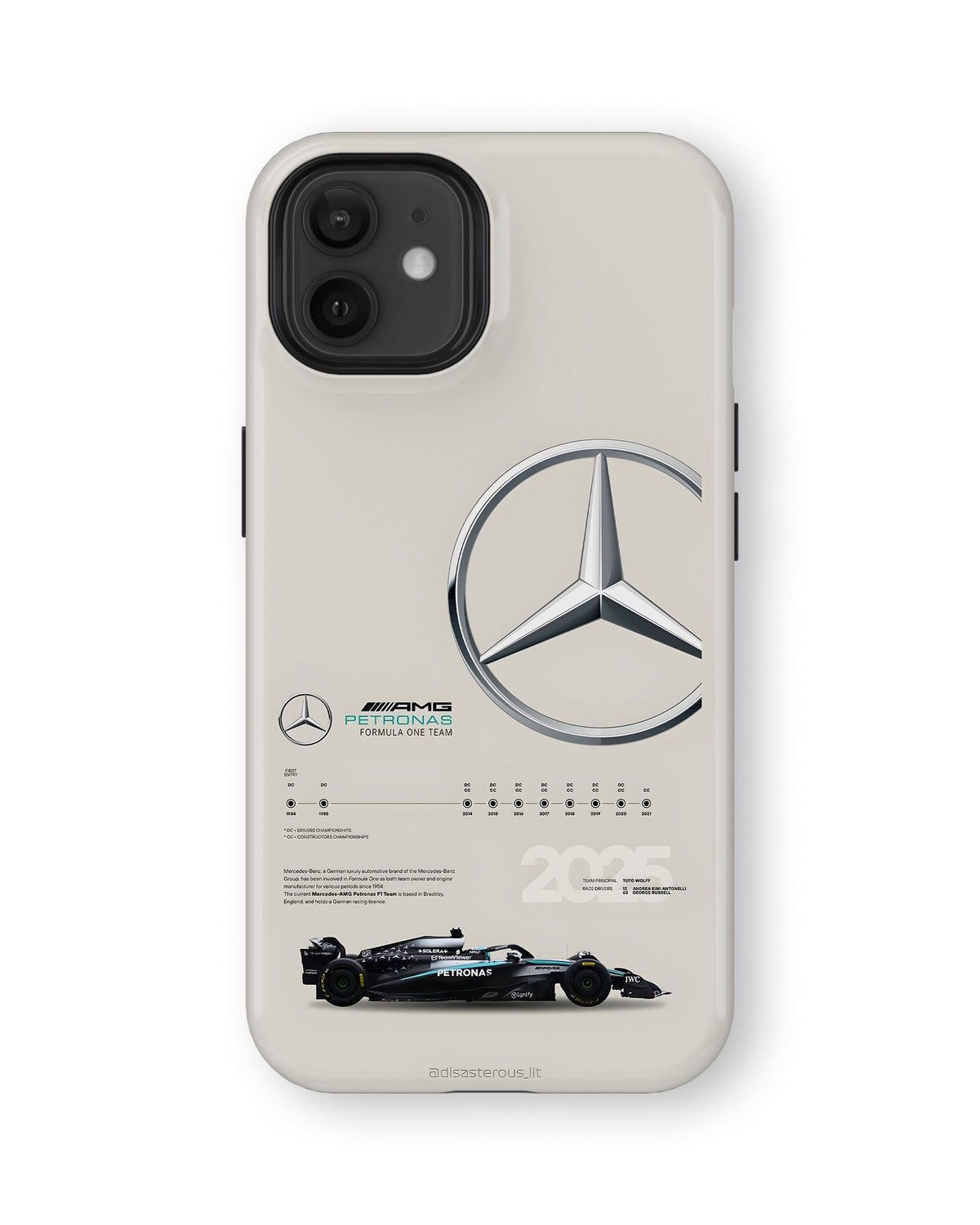 iPhone 12 Mini Tank Case | Formula 1 (Mercedes)