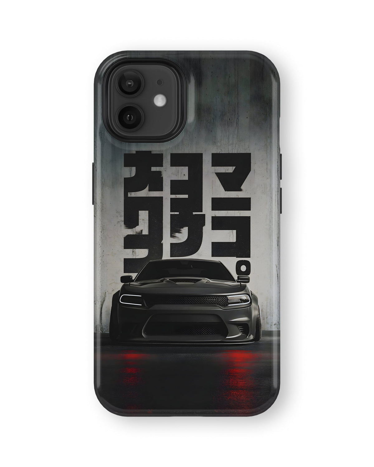 iPhone 12 Mini Tank Case | Sports Car (Midnight Kanji)