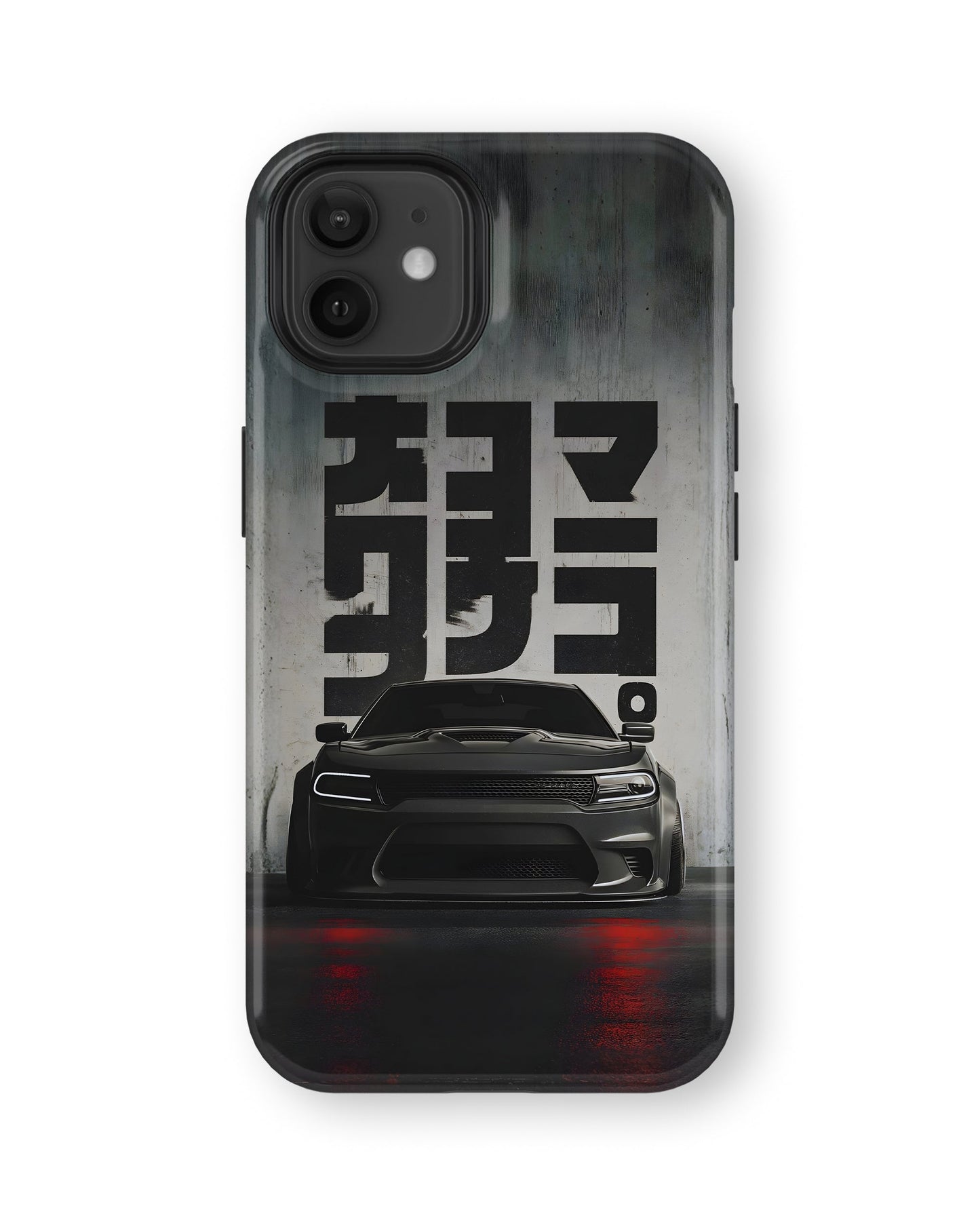 iPhone 12 Tank Case | Sports Car (Midnight Kanji)