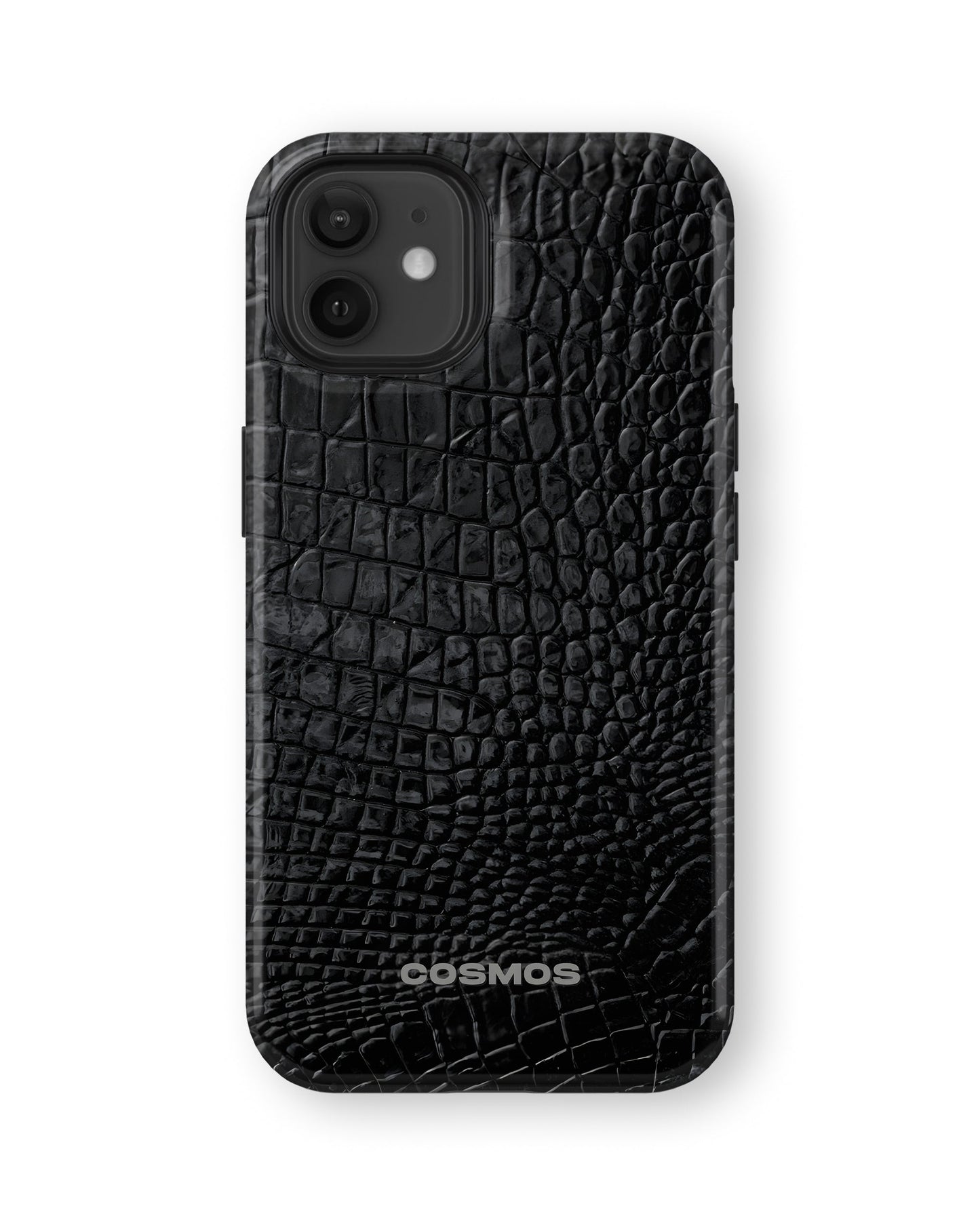 iPhone 11 Tank Case | Textures (Obsidian Croc)