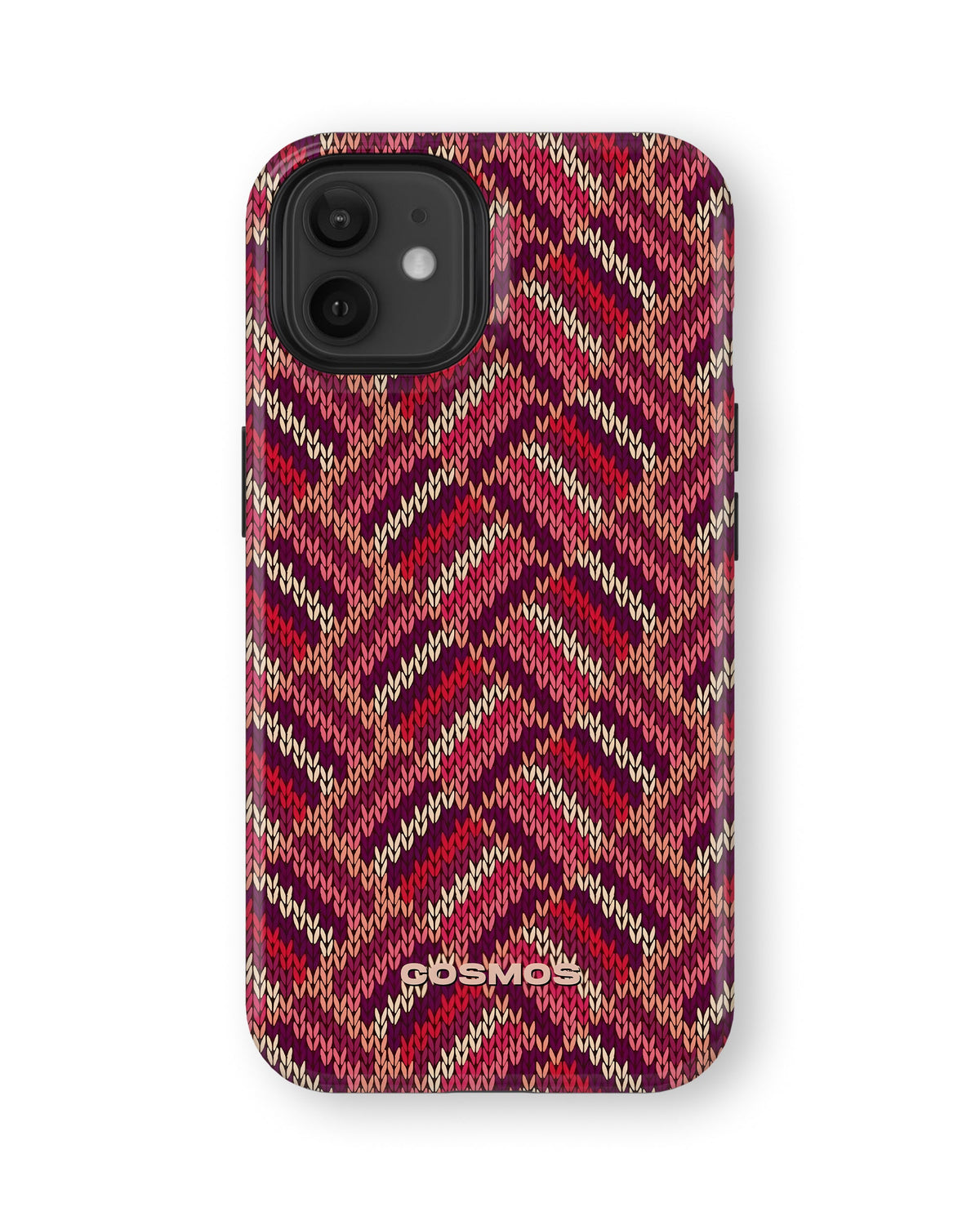 iPhone 12 Tank Case | Textures (Ruby Weave)